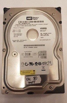 Dysk Twardy HDD IDE ATA Western Digital WD 80 GB