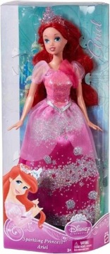 Arielka błyszcząca Disney Mattel W5550 UNIKAT