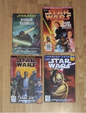 4 komiksy Star Wars. Gwiezdne wojny. Unikaty !!