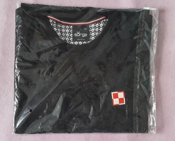 T-shirt koszulka Surge Polonia szachownica czarna XXL