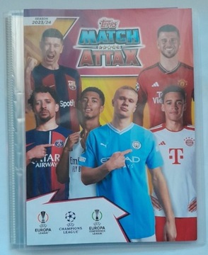 MATCH ATTAX 2023/2024 ALBUM KLASER NOWY + 80 KART