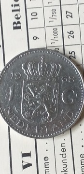 1 gulden Holandia  1968