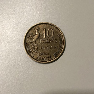 10 francs 1951 R 