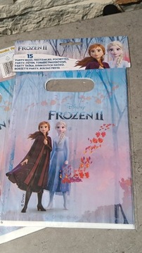 Reklamówki na cukierki dla dzieci Frozen 