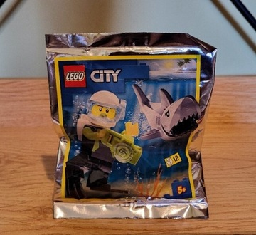 Lego City 952019 Nurek plus rekin saszetka klocki
