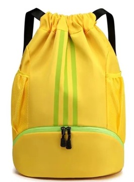 Plecak/torba sportowa, NOWA kolor żółty 