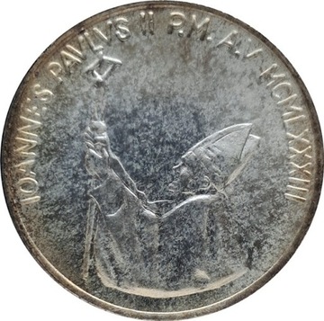 Watykan 1000 lire 1983, Ag KM#176
