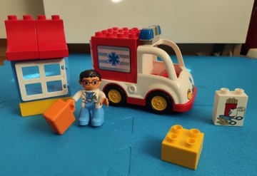 Lego Duplo ambulans karetka lekarz 10527    