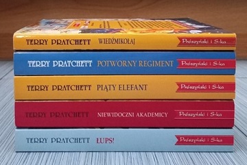 Świat Dysku x5  - Pratchett - zestaw książek
