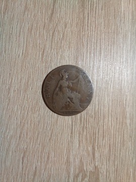 1\2 Penny 1906.   ANGLIA