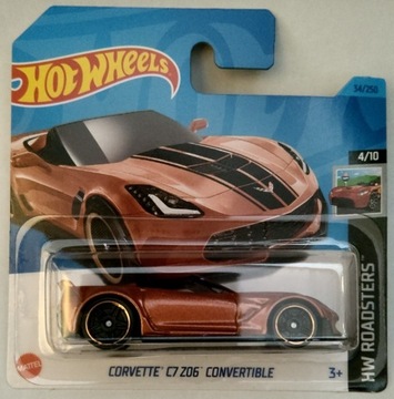 Hot Wheels Corvette C7 Z06 Convertible