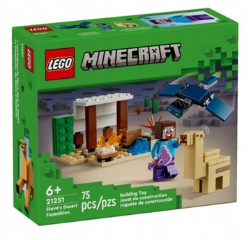 Lego Minecraft 21251 pustynna ekspedycja steva