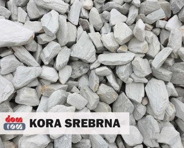 Kora Srebrna (Kamień Ogrodowy, Ozdoba, Kruszywo))