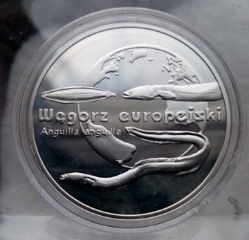 20zł Węgorz Europejski z 2003r.