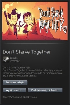 Steam Gift Dont starve Together