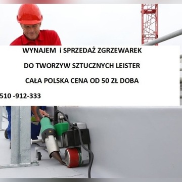 Leister UNIROOF AT 40mm zgrzewarka samojezdna 