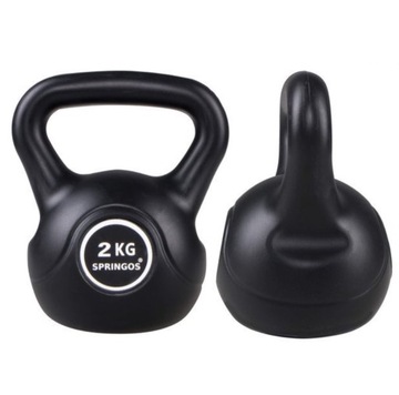 KETTLEBELL HANTLE 2KG ABS +ćwiczenia