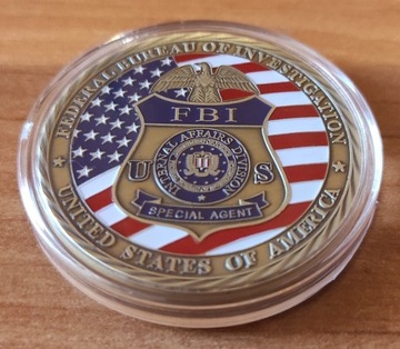 COIN  - FBI - USA - Piękny!!!