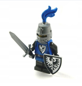 Lego  figurka Black Falcon rycerz, castle wojownik