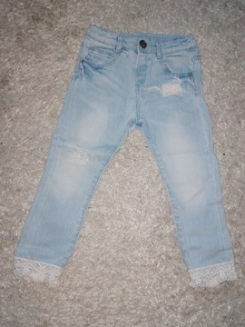 Spodnie jeans ZARA 104r