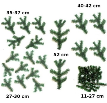 GAŁĄZKA iglasta na stroik 11-52 cm - 46 szt