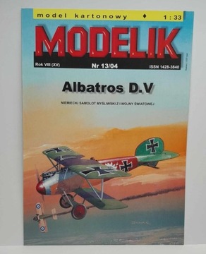 Modelik 13/2004 ALBATROS D.V 1:33