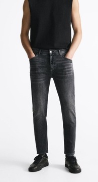 Zara nowe ciemne jeansy skinny fit 31 S M