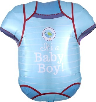 Balon foliowy koszulka-It's a Baby boy, 60cmx55cm