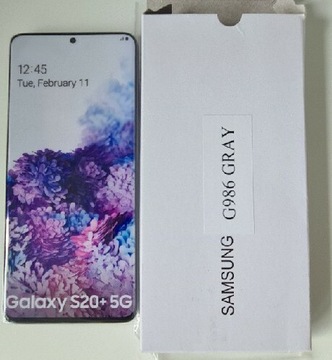 Atrapa Samsung Galaxy S20+ 5G szara - NOWA!!