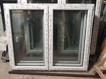 Okno PCV 1170 x 840 , zew złoty dąb , U