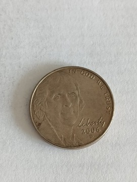 USA 5 cent 2006 D rok
