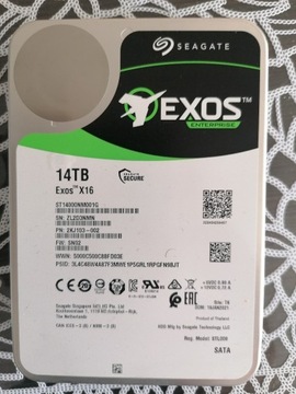 Dysk twardy Seagate EXOS 14TB SATA II