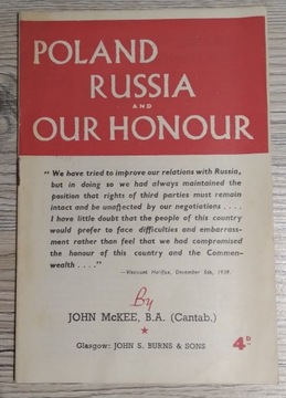 Johm McKee. Poland, Russia and our honor