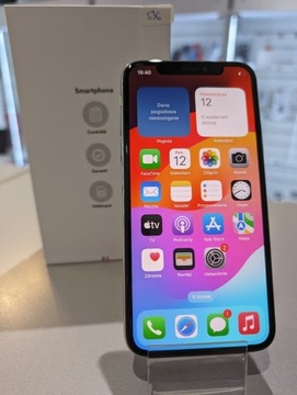 iPhone XS 64GB srebrny / biały bateria 100%, FV23%