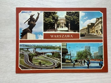 Warszawa syrenka pocztowka