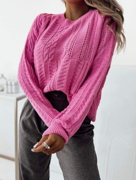 Sweterek baby pink 