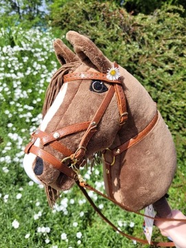 Hobby Horse Laki jasny brąz Duży A3  (Koń na kiju)