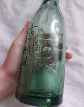 Stara przedwojenna butelka sinalco 