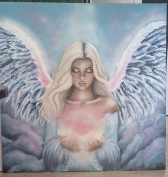 Obraz ręcznie malowany Anioł 