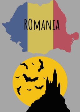 Plakat “ROMANIA” 70x50cm - PROMOCJA