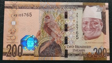 Gambia, 200 francs 2015 UNC