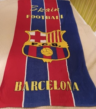 [unikat]Ręcznik FC Barcelona (HISZPANIA)Duży.ZOBACZ!