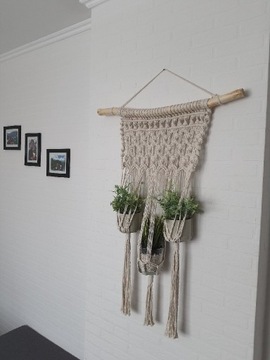 Macrame  doniczka 