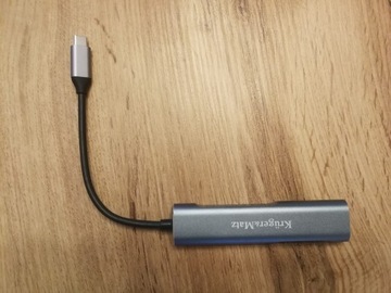 Adapter (HUB) USB typu C na HDMI/USB3.0/SD/MicroSD