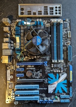 Płyta główna Asus P7P55D oraz Intel Core I7-870