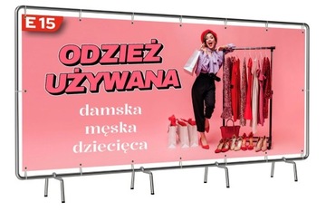 Baner Reklamowy Handel Uroda 300*200cm 450gr m2