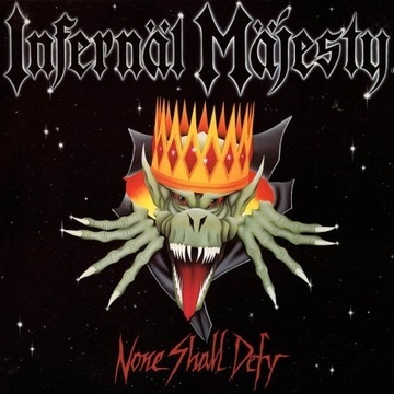 NFERNAL MAJESTY - NONE SHALL DEFY - LP - plakat + insert 