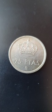 Hiszpania 25 peset 1982 rok