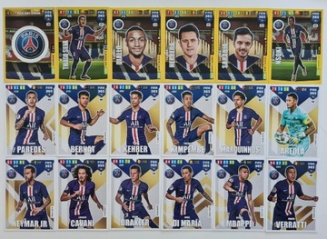 VY67 PSG 18 Kart Panini Fifa 365 2020 Mbappe Neymar.Jr 