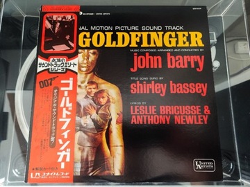 UNIKAT JAMES BOND 007 GOLDFINGER JAPAN OBI 1979 NM